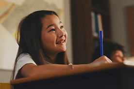 Girl in classroom
